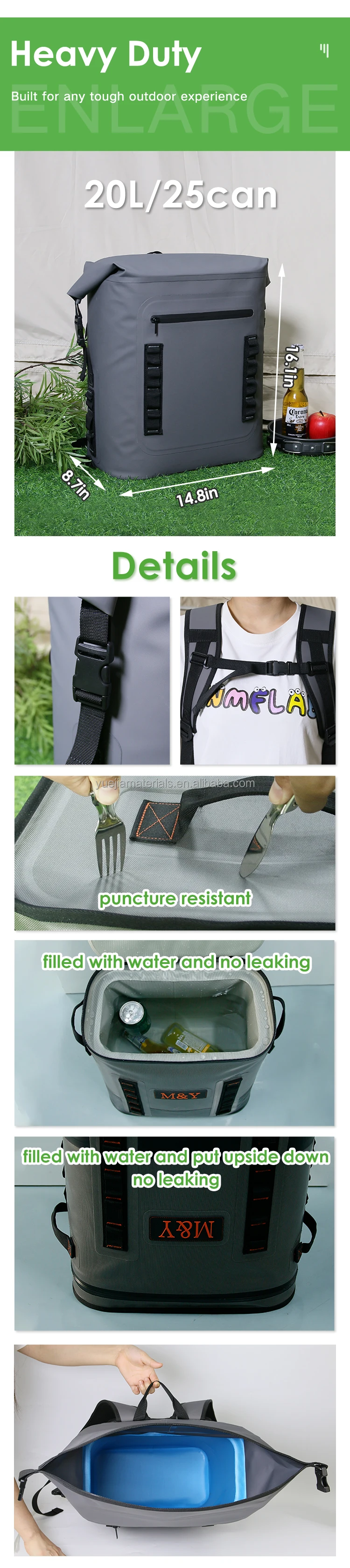 Waterproof Icesoft Beer Cooler Drink Cooler Bag High Quality Fishing Party Cooler Backpack Buy