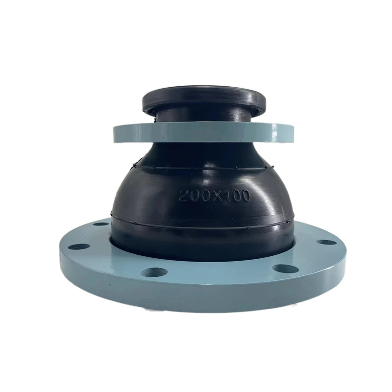 Eccentric Reducing Bridge Floating Flange Coupling Pipe Fittings Expansion Joint Single Arch Rubber Round KYT Forged 3 Years