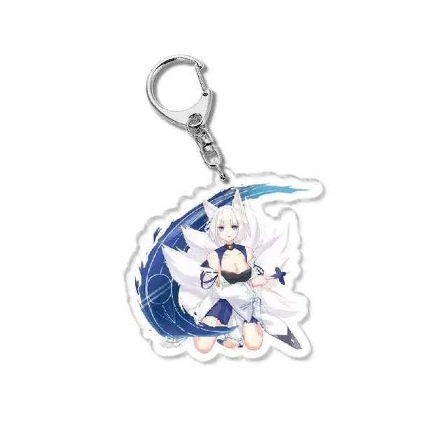 QバージョンゲームアズールレーンキーホルダーUSSエンタープライズ赤木