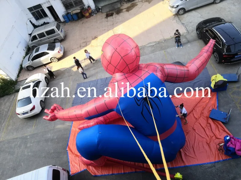 Giant Marvel Hero Character Model Inflatable Spiderman Balloon for Theme Party Decoration