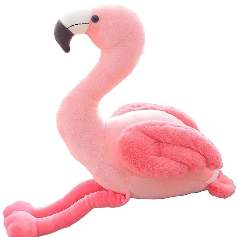 christmas flamingo stuffed animal