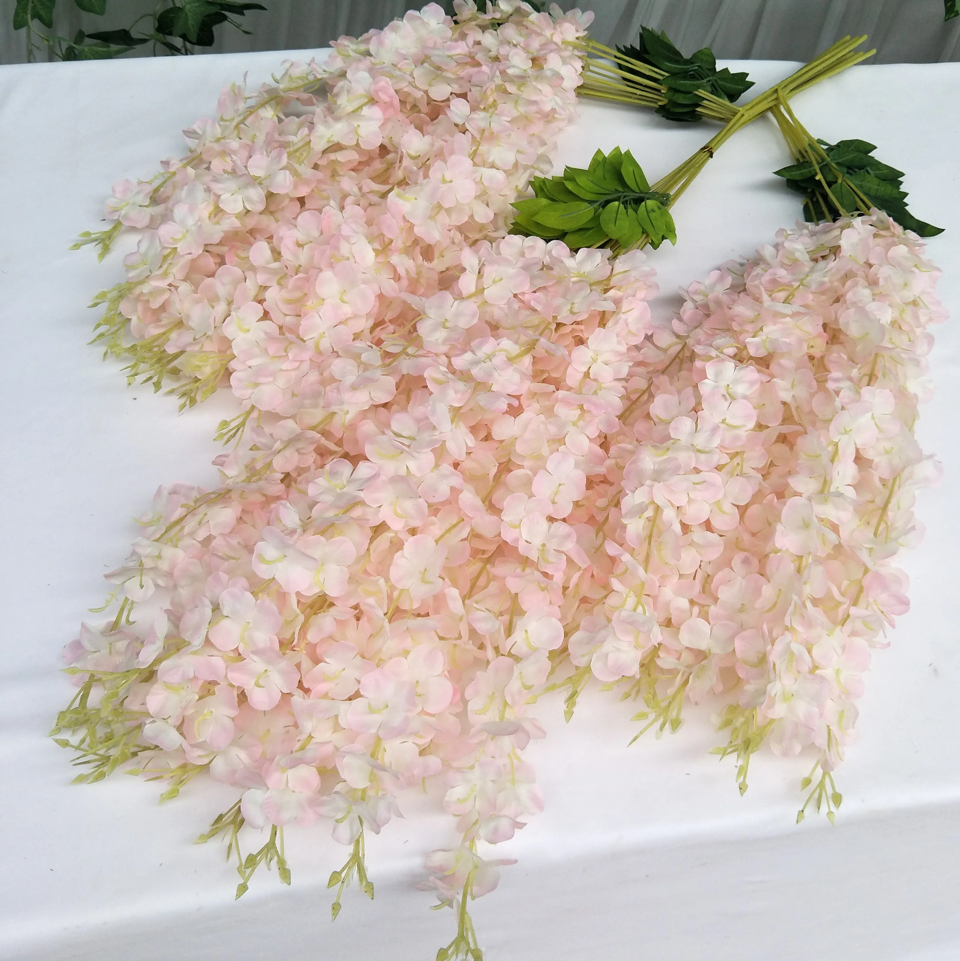 High Quality Wedding Decoration Artificial Wisteria Flowers Hanging For