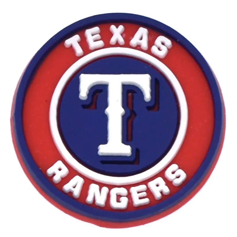 Wholesale Baseball Team Nail Croc Badge Pvc Brooch Pins For Backpack