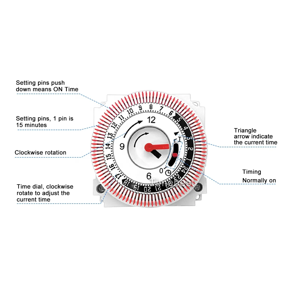 Mechanical Timer Switch Module Daily Programmable 110v Mechanical Timer Switch Module