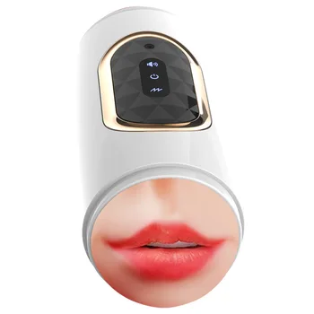 Hot Sale Vibration Sucking Masturbator Telescopic Heating Automatic Voice Masturbators Sex Toy For Man