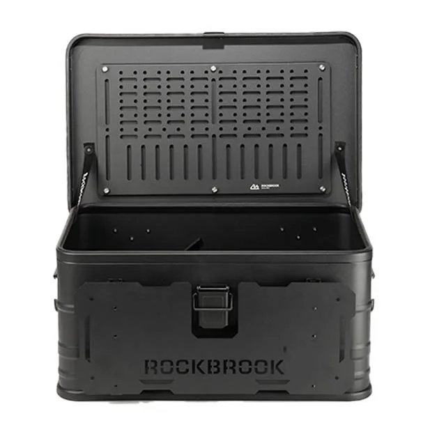 ROCKBROOK アルミコンテナBOX　50L ROCKBROOK 50L Black Storage Foldable Aluminium Alloy Box