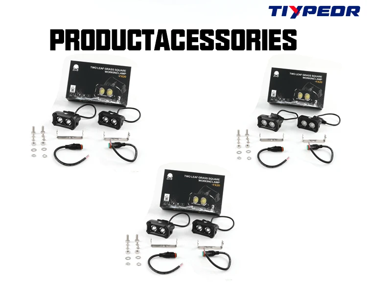 product tiypeor super bright spot flood combo beam led running light cnc aluminum led work light motorcycle car auxiliary headlight-6