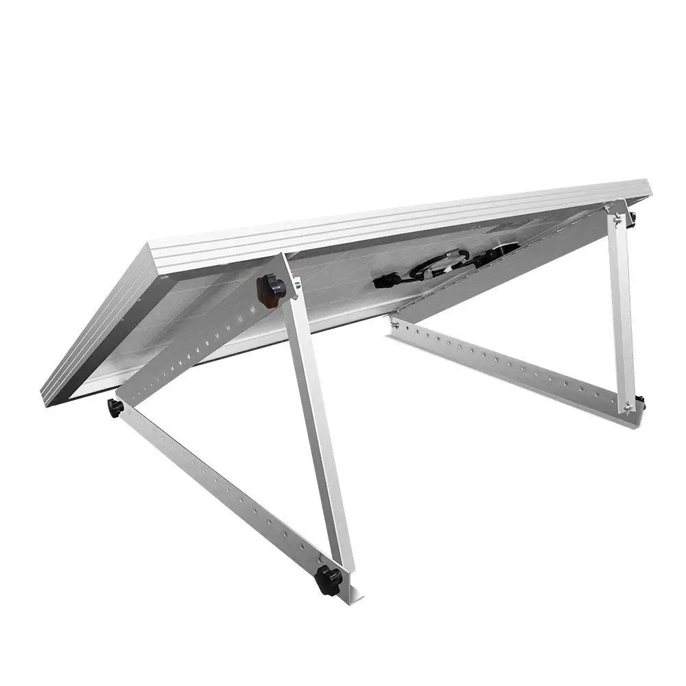 45 Inch Adjustable Foldable Leg 200w 300w Solar Panel Tilt Mounting Aluminum Brackets for Boat RV Roof Off Grid