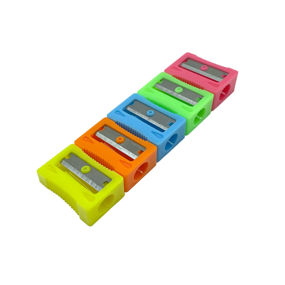 Macaron Color Small Portable Screw-free Integrated Hand-held Pencil Sharpener