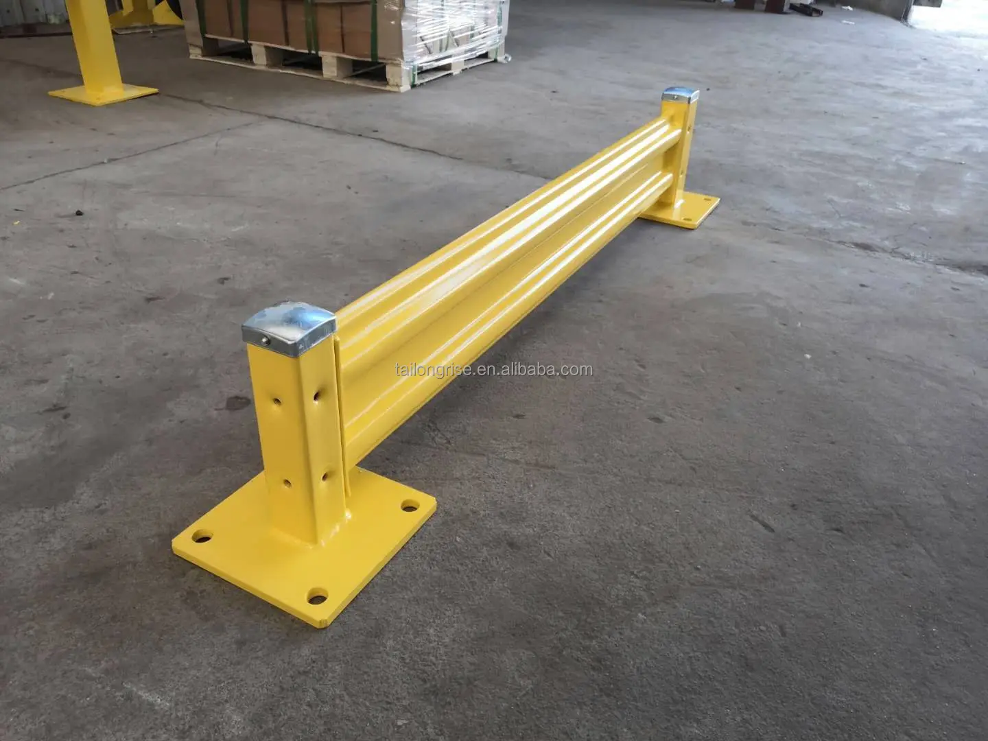 Heavy Duty Steel Post for Guard Rails 12 Inch Height, Holes on Three ...