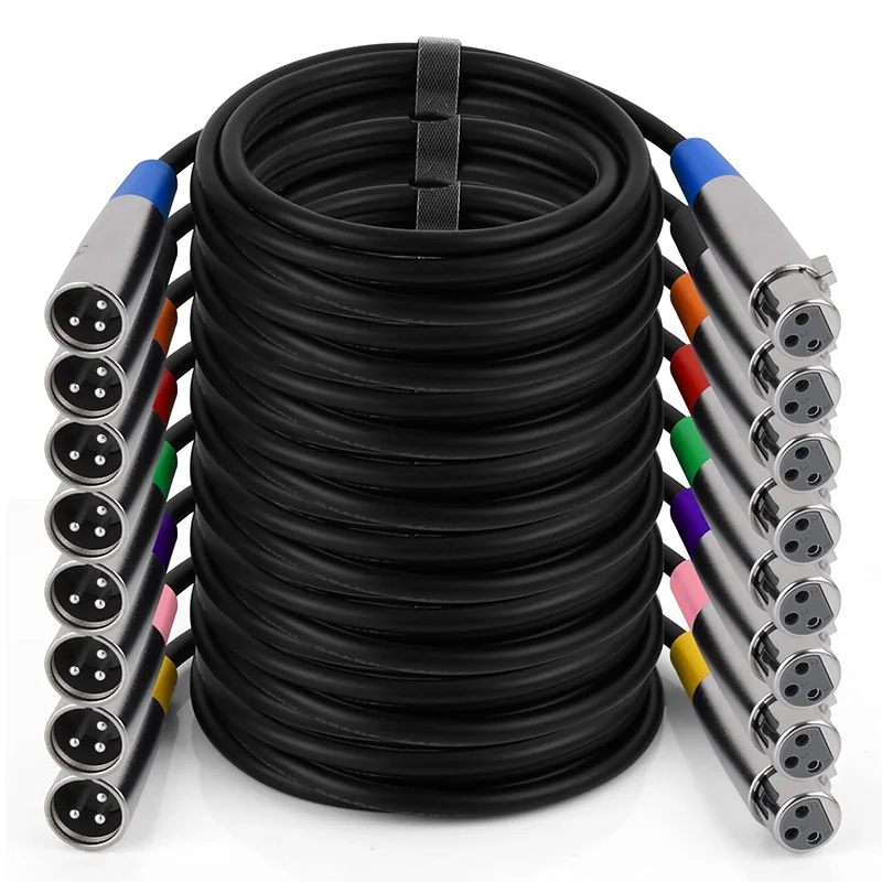 3 Pin XLR Male to Female Audio Cables - Reliable and Versatile