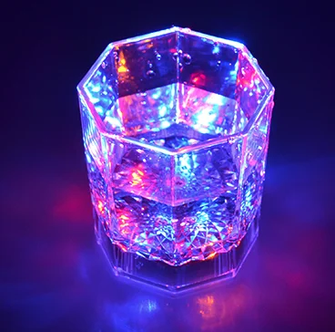 led plastic glass