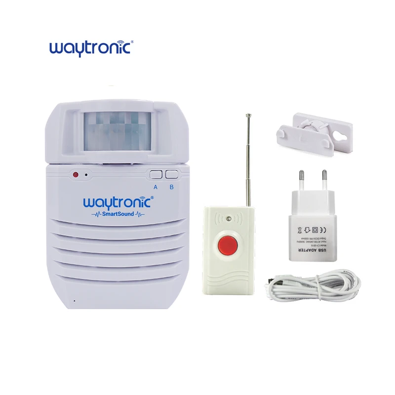 PIR Infrared Human Body Detector Motion Sensor for Door Entrance Welcome Greeting Construction Site Safety Voice Prompt