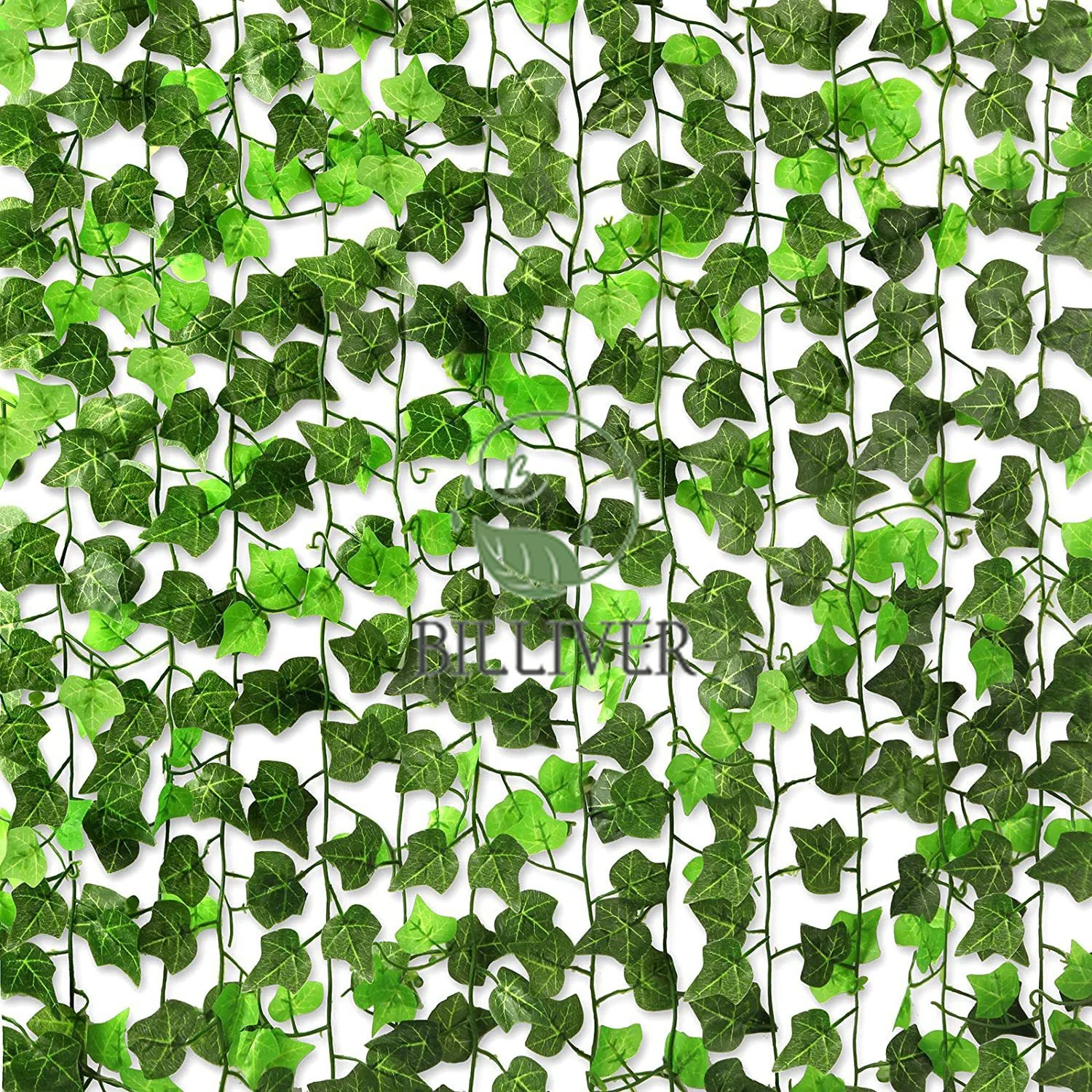90 Pcs Leaves Artificial Ivy Garland Silk Ivy Vines Greenery Vines for Bedroom Decor Aesthetic Room Wall Home Decoration