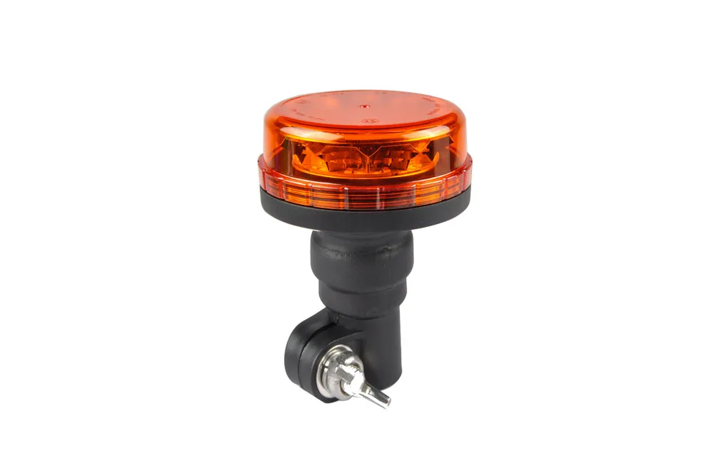 36W Flashing Rotating Amber LED Warning Beacon Light 12V/24V Strobe Beacon Lamp for Mining Truck Tractor Crane