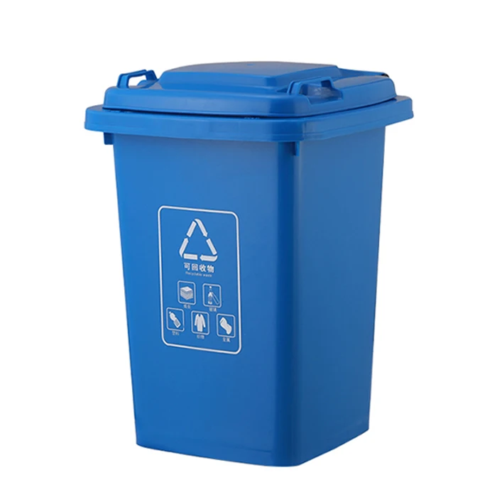 Modern Sorting 30L Garbage Classification Poubelle Bin Luxury Rubbish Recycle Trash Cans Food Medical Waste Bin