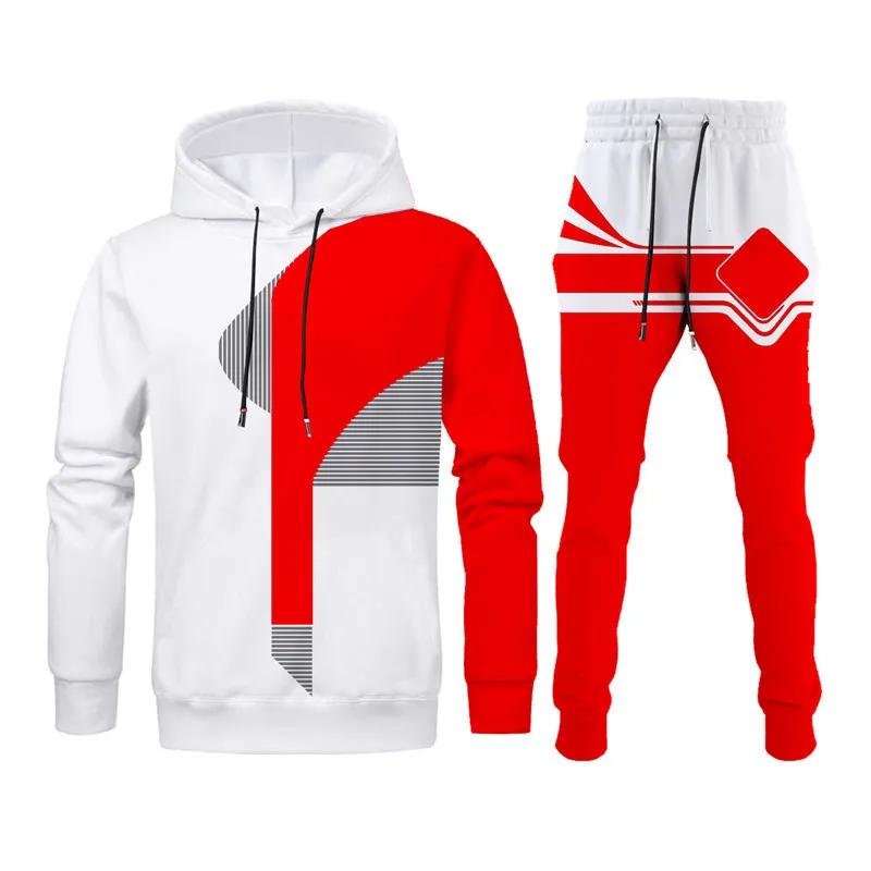 High Quality Custom Blank Polyester Sport Tracksuits Set For Men
