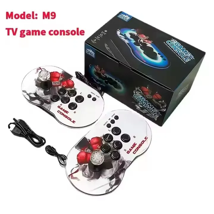 M9 Video Games Stick Classic Video Gaming Consoles Wireless Controller M9 Game Box Support Multi Simulators Pk M15 Game Stick