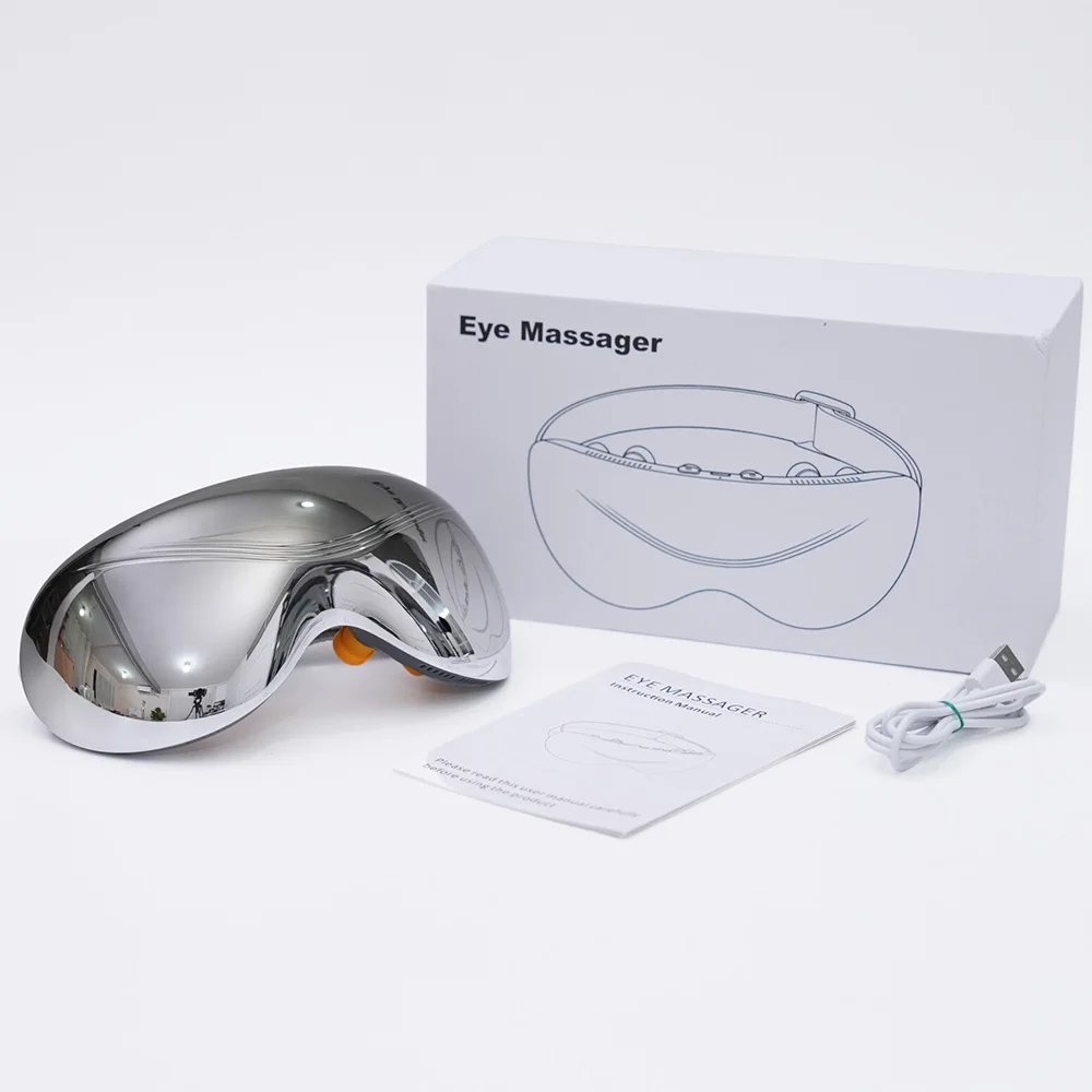 Sleep Eye Mask Massager Smart Eye Massager Hot and Cold,Healthpal Oem Odm Vibration Electric Smart Eye Mask Care Massager
