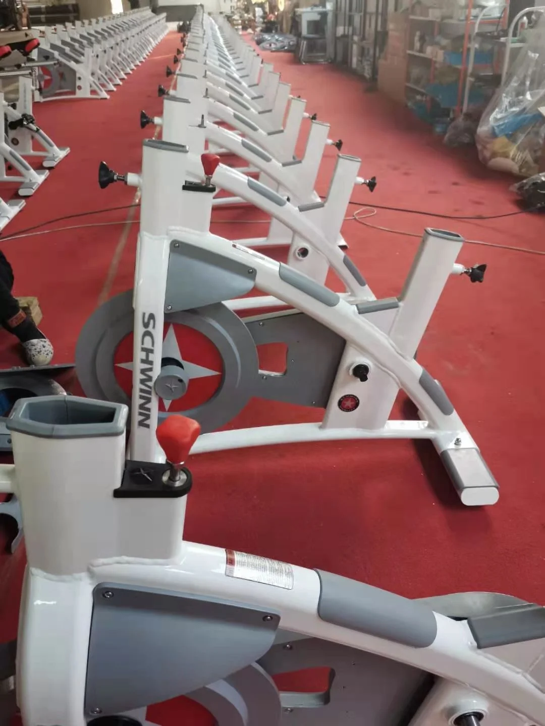 Домашний велотренажер, домашний велотренажер с цепью, велотренажер schwinn, алюминиевый велотренажер