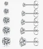 Butterfly stud earrings
