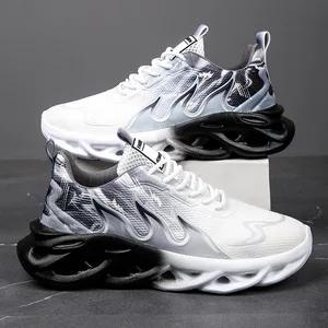 2026 Men's Plus Size Dad Sneakers Casual Summer Walking Shoes Lace-Up Closure Low-Top Lightweight Mesh Design EVA Fashion Sports