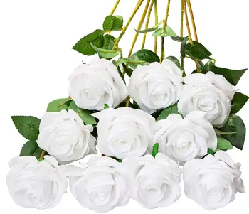 Wholesale Artificial Flowers Rose Silk Roses Bouquet for Wedding Decor