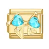 Blue diamond bow