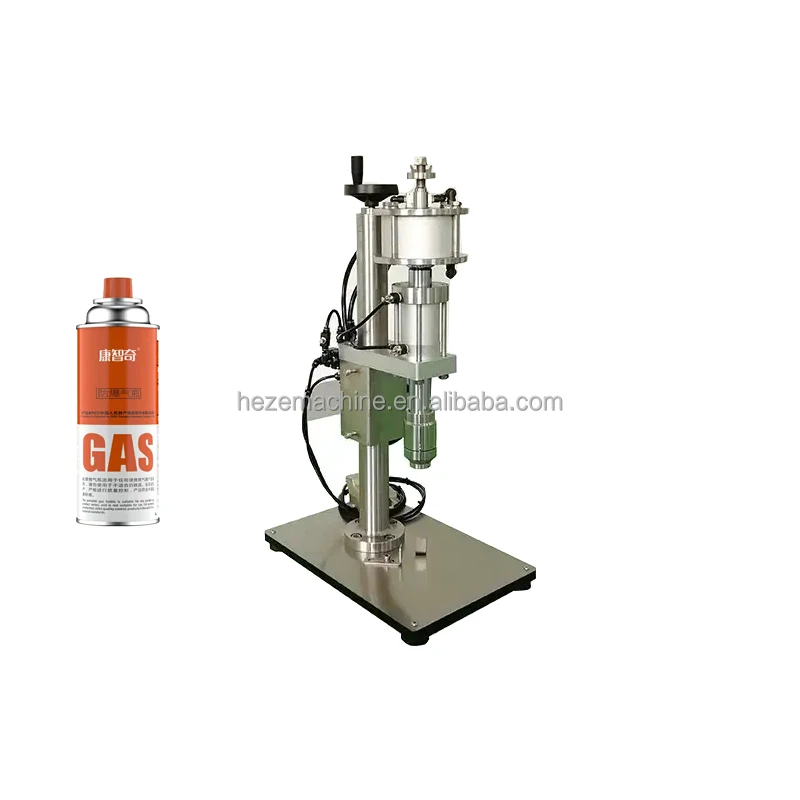 Semi Automatic Chemical Spray Aerosol Can Filling Processing Making ...