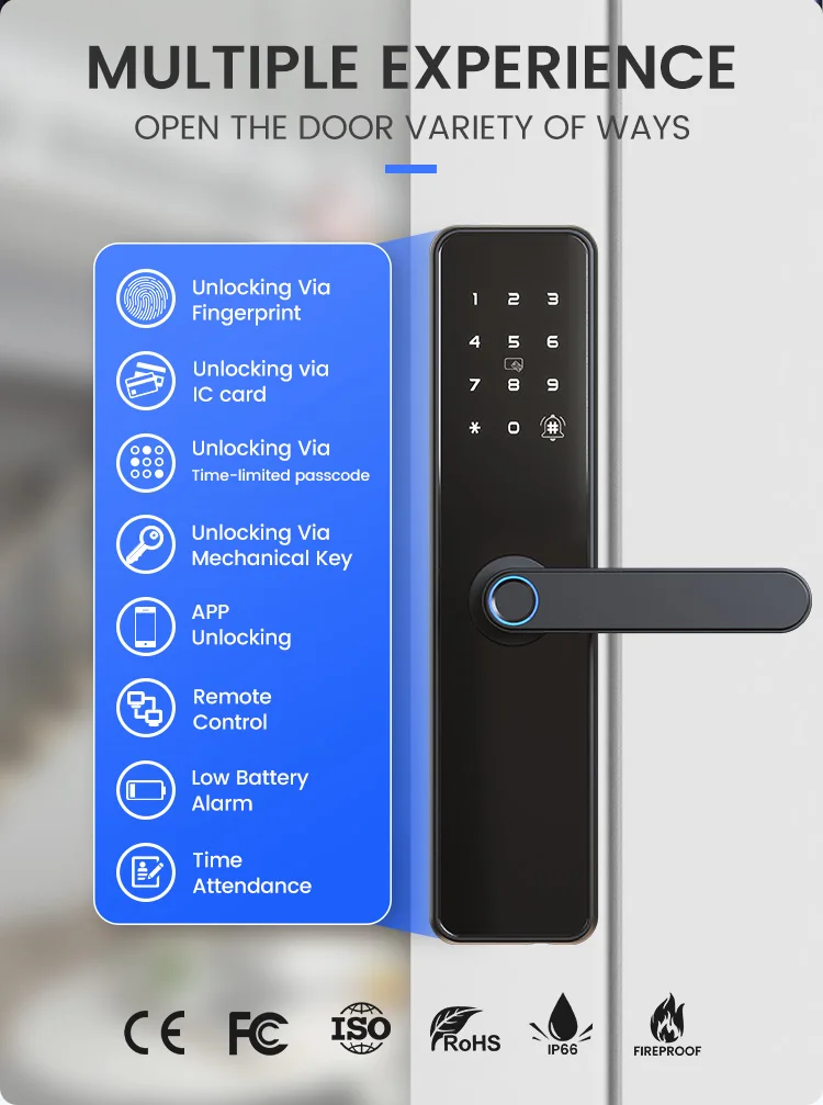 Smart Fingerprint Door Lock by Locstar - Secure & Convenient