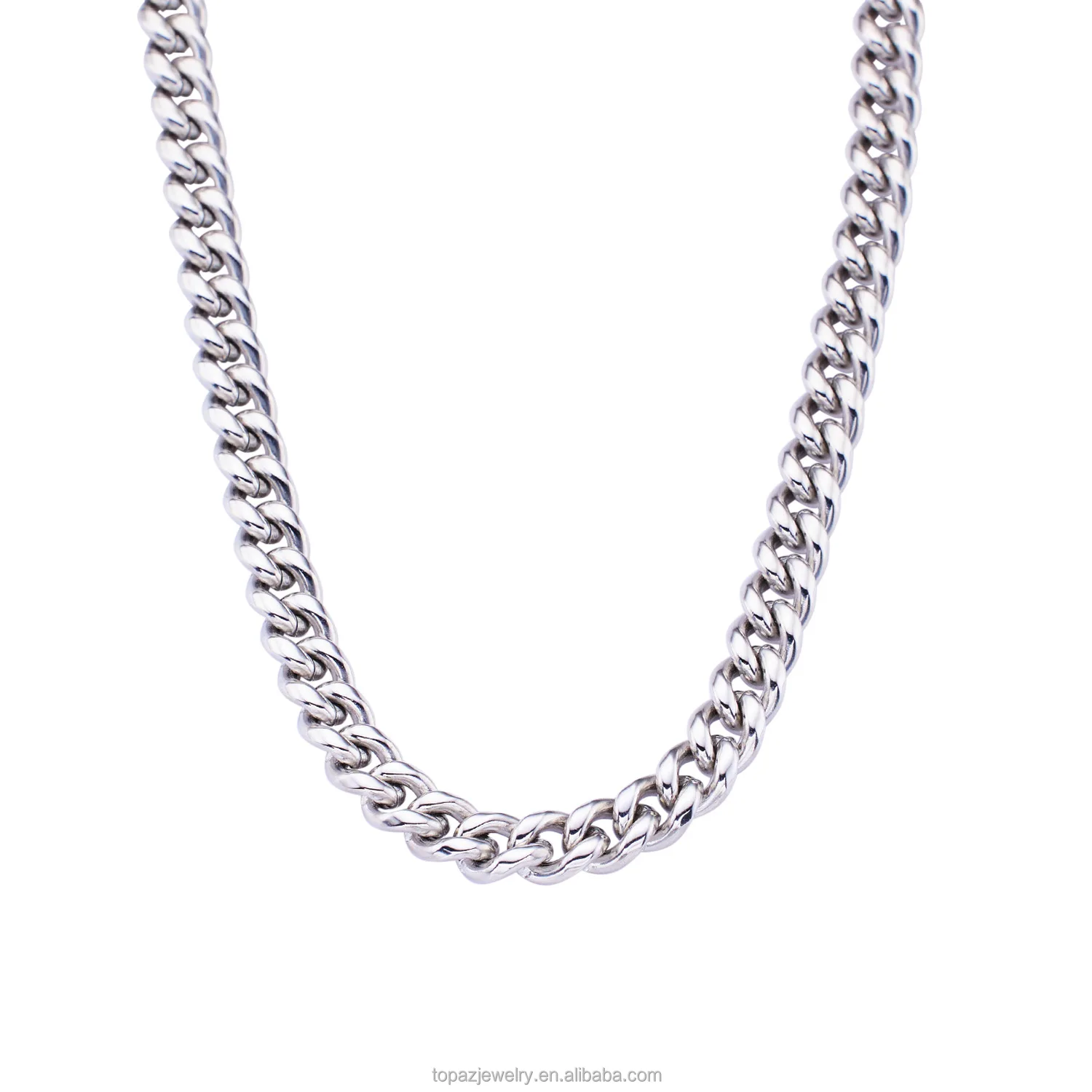 2023 Hot Selling Simple Miami Chain Hip Hop Stainless Steel Men's Trend