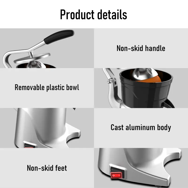 ASAKI Professional Orange Juice Machine Commercial Juicer Citrus Juicer