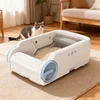 Blue Top Open Smart Cat Litter Box