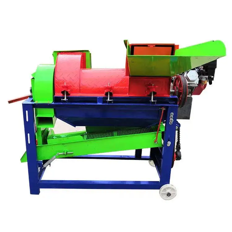 corn thresher with electric motor