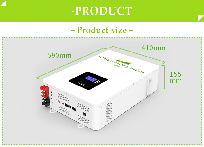 ESG 51.2V 200 300AH with BMS PO4 Lithium Battery module with High performance iron battery