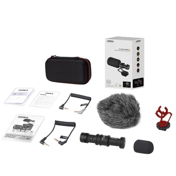 COMICA CVM-VM10 II Micro Cardioid Condenser Shotgun Video Microphone for Smartphone/ Samsung/ Hua Wei/ Go Pro/ Micro Camera Sony product image