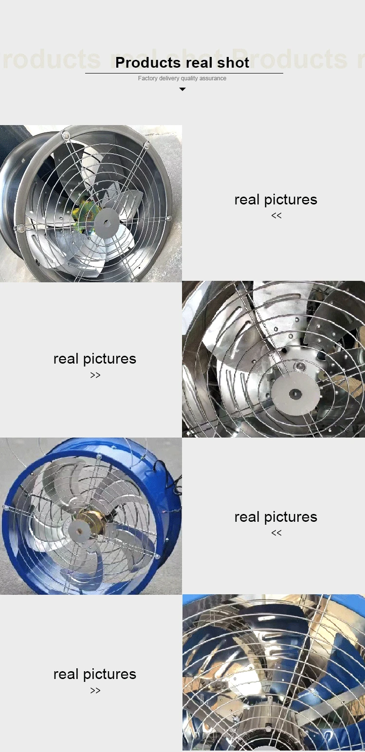 Wholesale Manufacture Industrial Ventilation Axial Duct Exhaust Fan