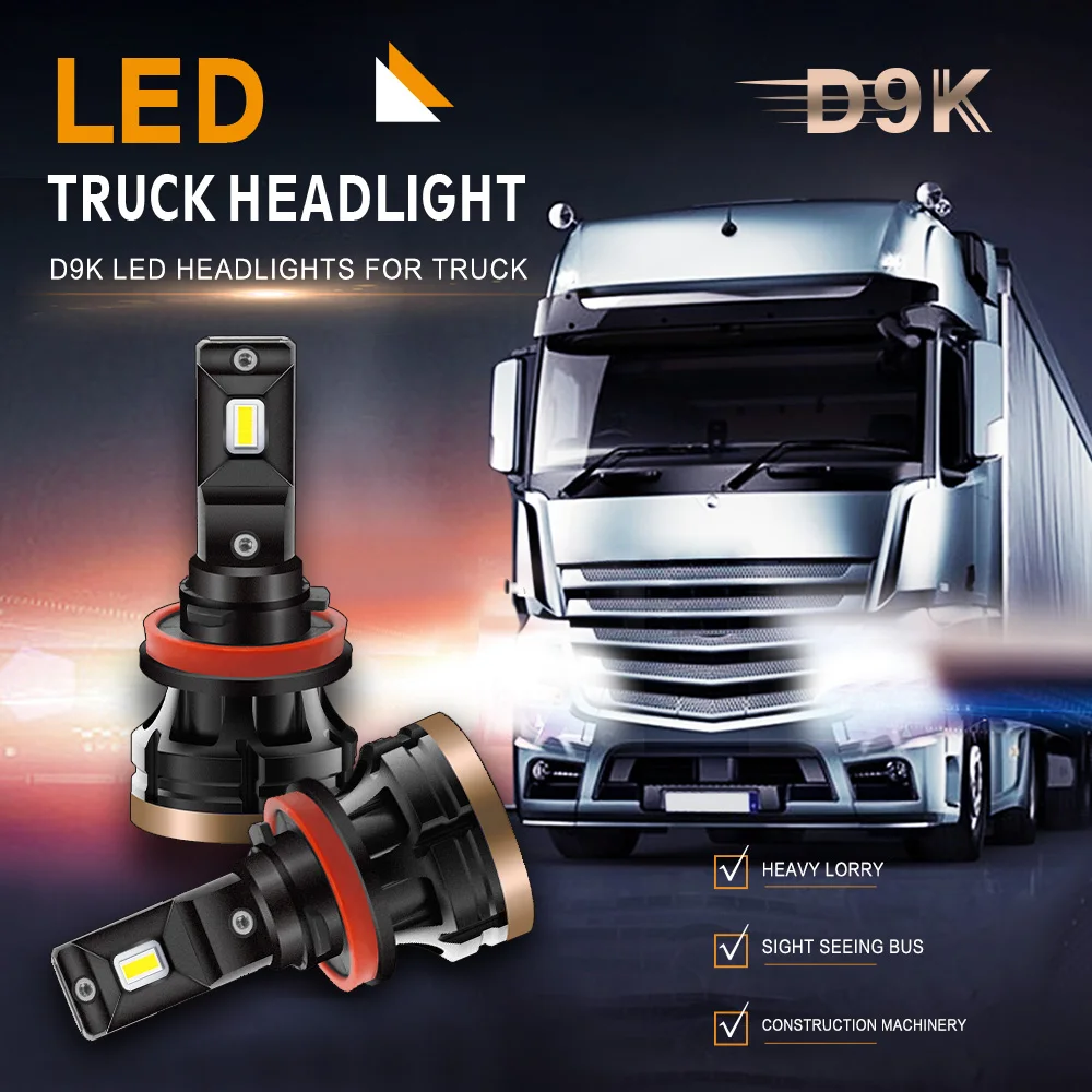 trucks h4 led headlight 120w h11