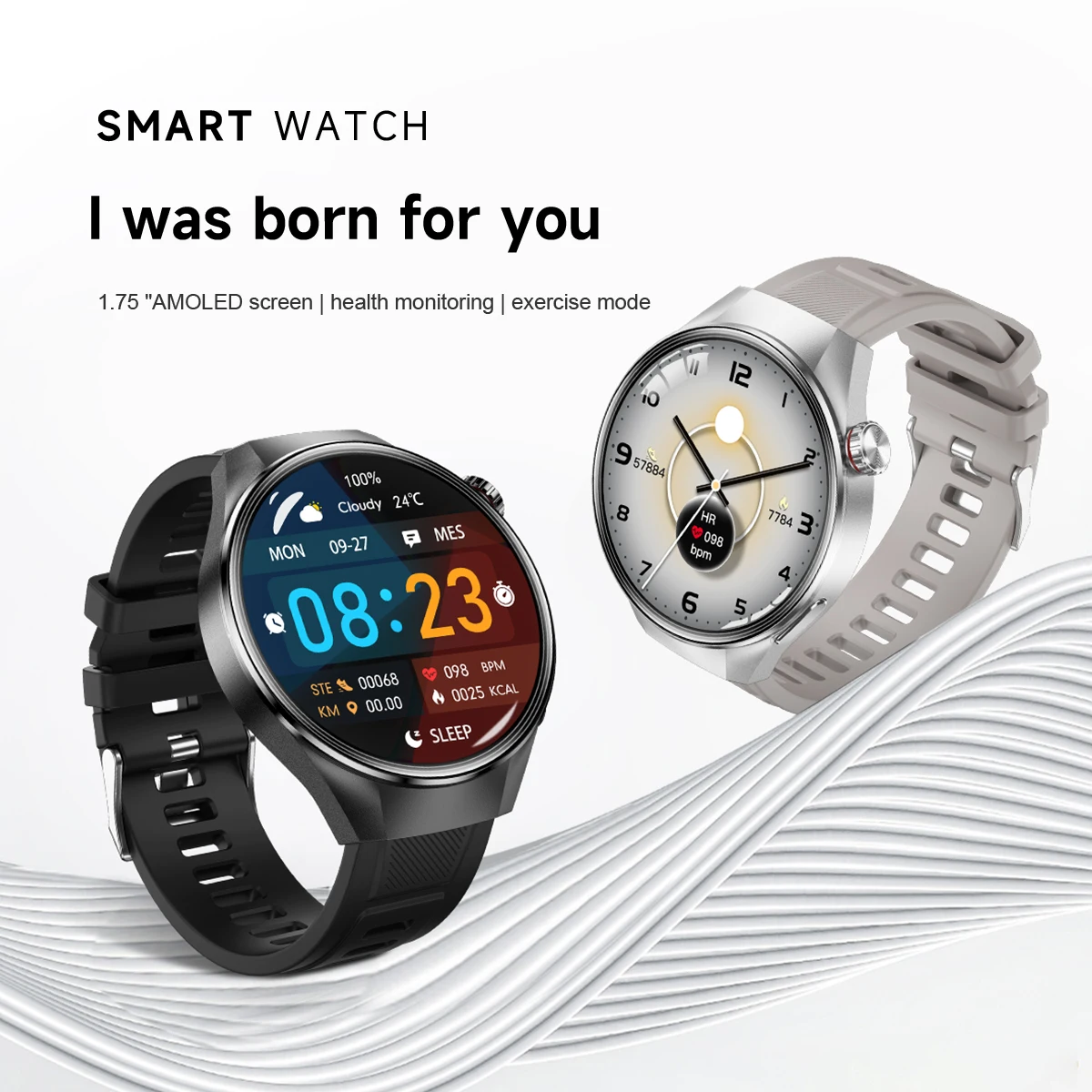 Welcome OEM Order, Factory Whole Selling Sanvnet G5plus Smart Watch 2025 1.75 Inch Amoled Heart Rate Bt Calling Voice Assistant Gps Compass Outdoor Smart Watch For Men - Buy Rdfit Smart Watch fitness Tracking Smart Watch round Shape Smart Watch compass Equipped Smart Watch ips Display Smart Watch 1.75 Inch Screen Smart Watch voice Assistant Smart Watch ip67 Waterproof Smart Watch