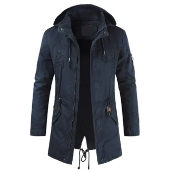 Winter Plus Size Mens windproof long softshell hoody Jackets for Men 2022 jacket mens