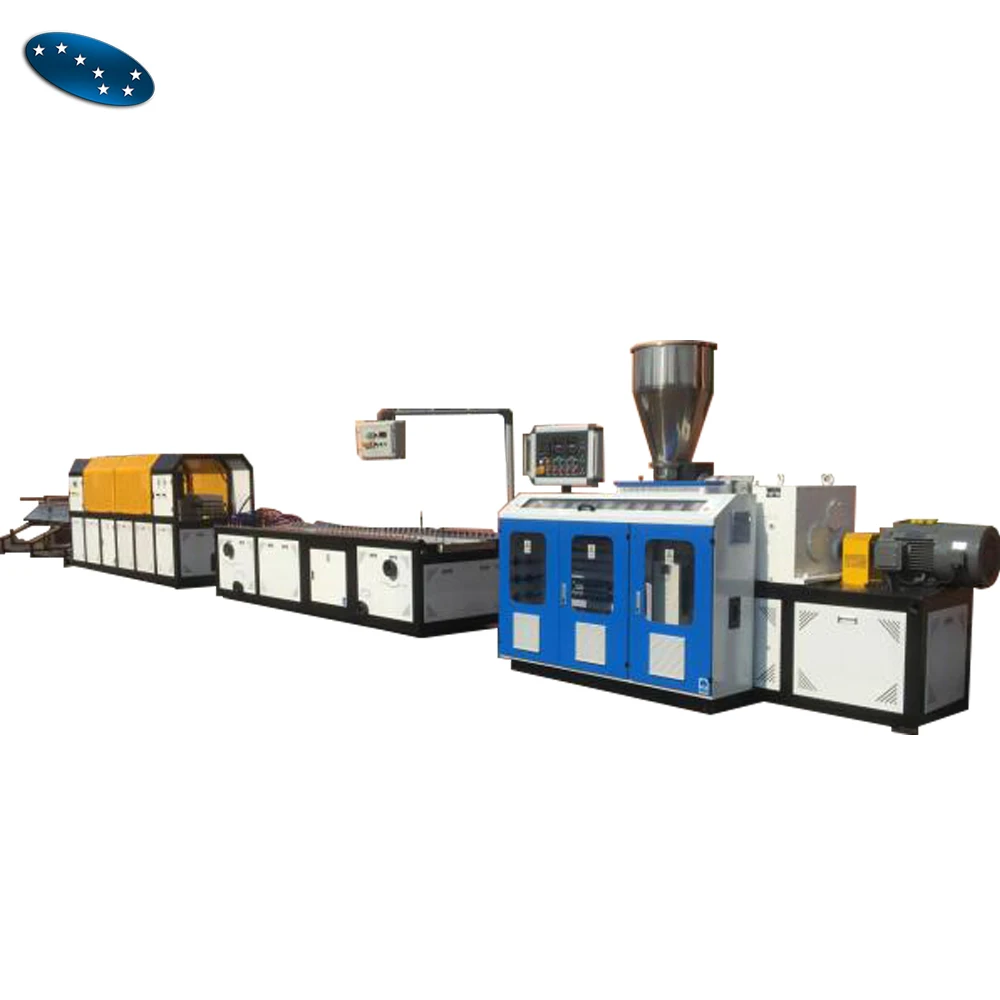 Pvc Plastic Electric Channel Pvc Cable Trunking Making Machine