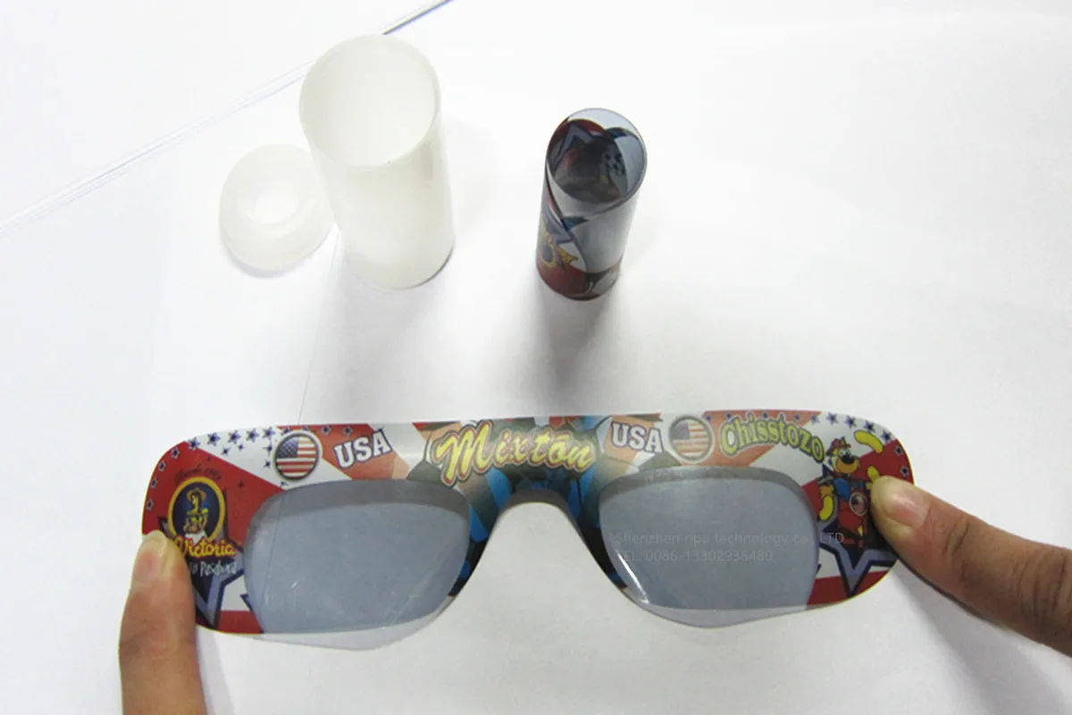 Одноразовые солнцезащитные очки Reel подарочные сворачивающиеся в