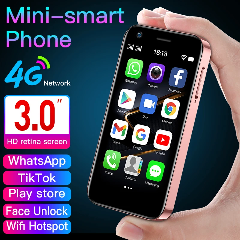 グローバルバージョンSoyes XS12ミニ4Gスマートフォン3.0インチデュア