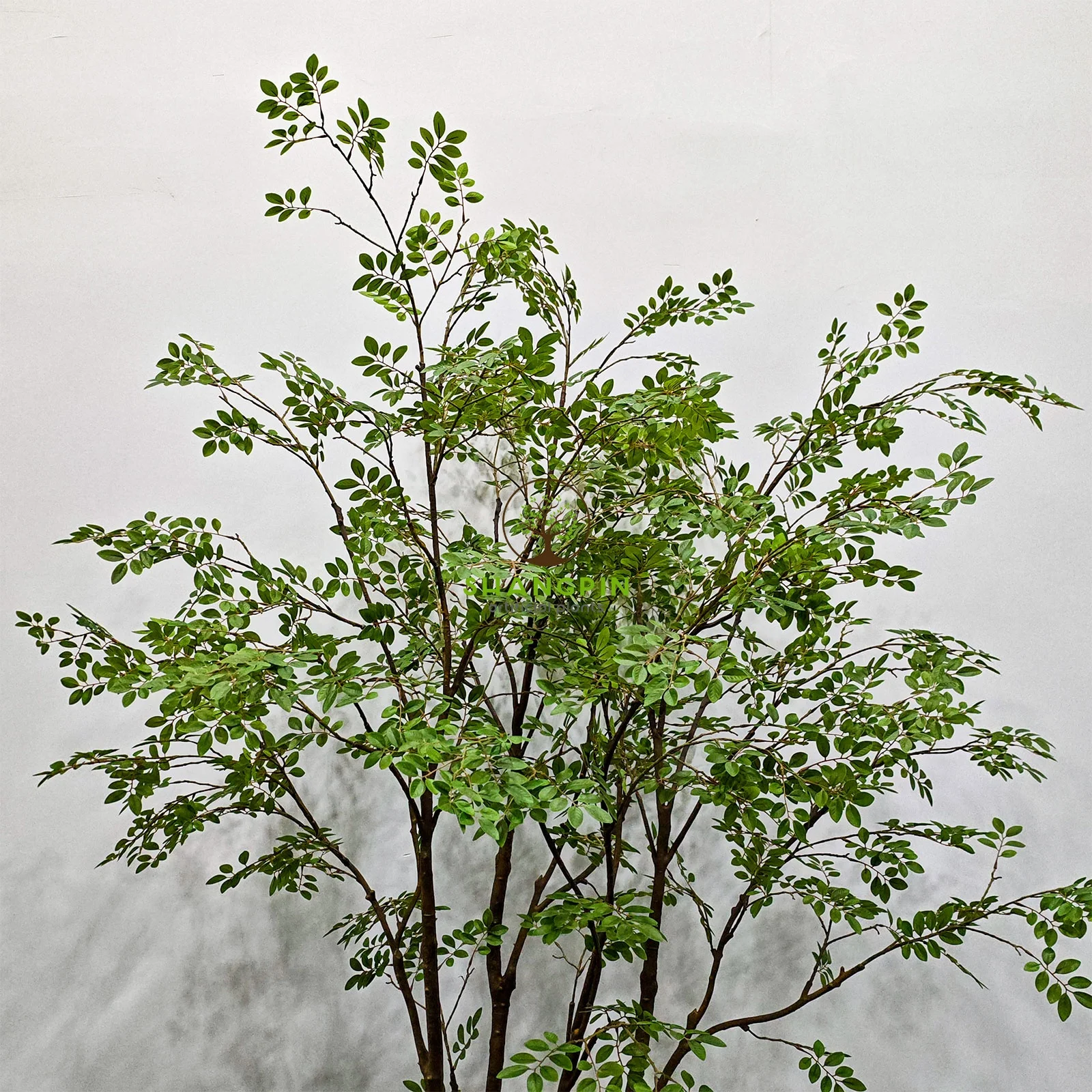 2.5M Commercial Grade Faux Sophora Japonica Artificial Green Scholar Tree | Premium Silk Foliage Landscaping Decor