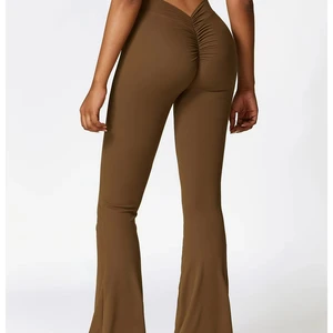 New Product Hot Sale Ultra-Comfort Yoga Pants With Stretchy Waistband for Gym and Daily Wear