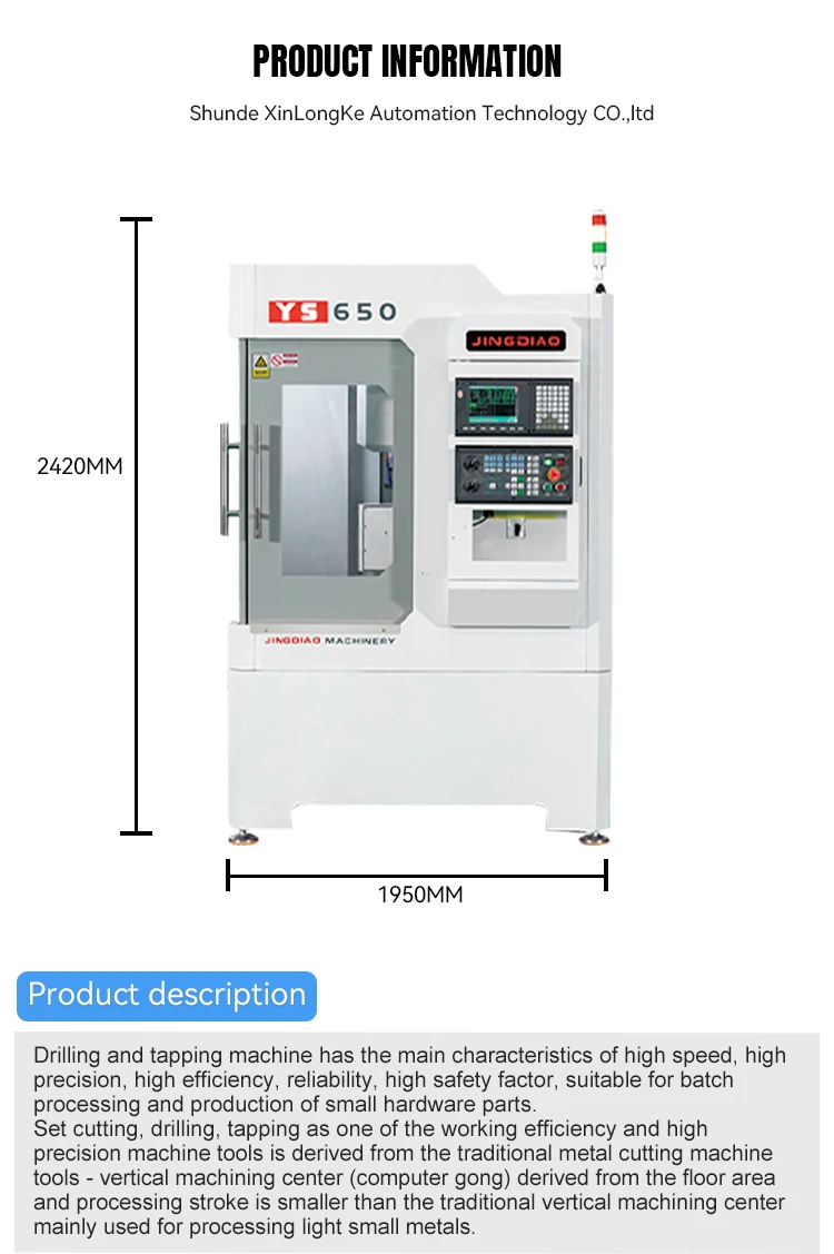 VMC Machine 3 Axis CNC Milling Machine  CNC Vertical Machining Center