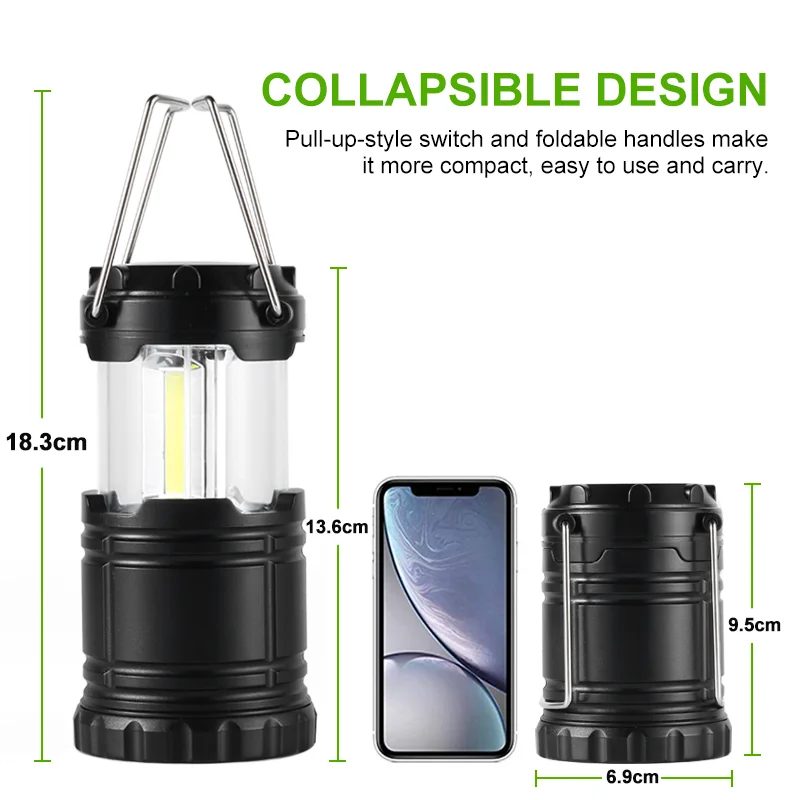 High Quality Popup Flame Camping Light Bright Portable Camping Outdoor