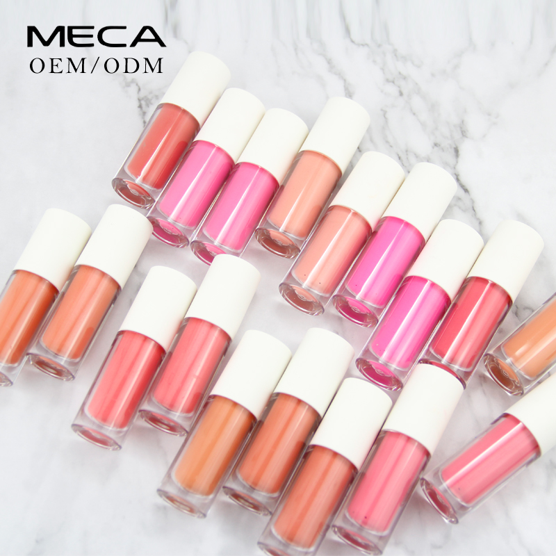 Изготовленные на заказ водоустойчивые Блестящий Прозрачный жидкие румяна метка частного назначения Румяна; Жидкая мини-трубка с 18 видов цветов optitons