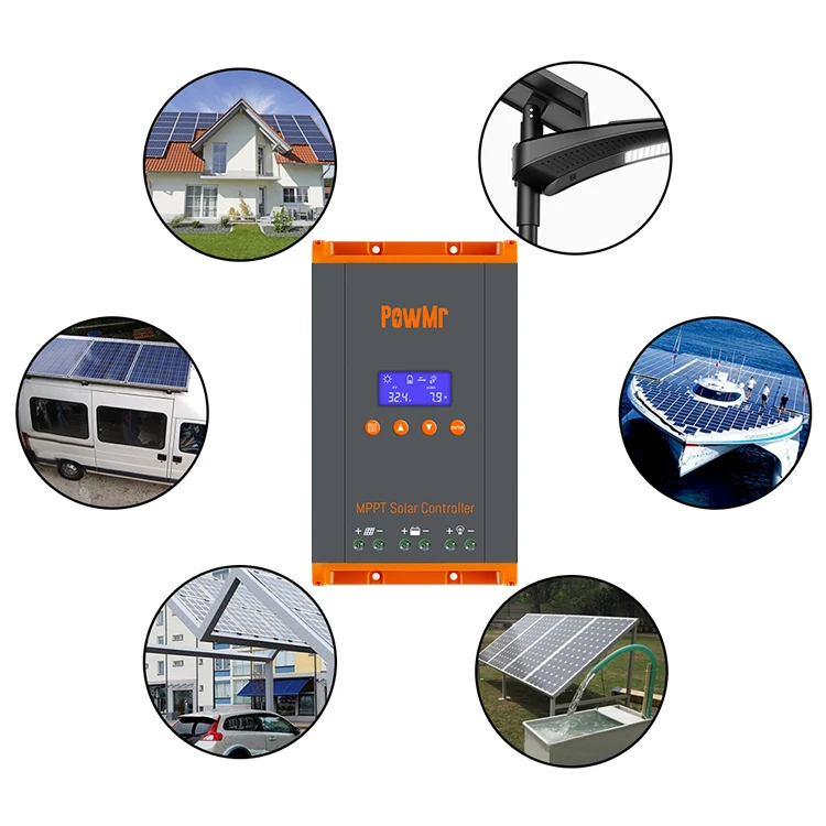 PowMr 60A ソーラーチャージコントローラー 鉛蓄電池/リチウムイオン