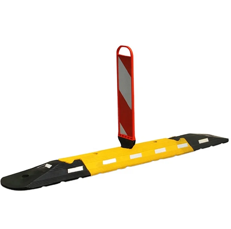 Driveway Roadway Reflective Warning Delineator Vertical Panel Rubber Base Safety Traffic Line lane Divider Road Separator factory